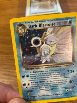 NEAR MINT! Dark Blastoise (4/110) Holo Legendary Collection Pokemon Card! - Image 4