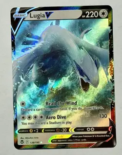 Pokemon TCG - Lugia V - 138/195 - 2022 Sword & Shield: Silver Tempest SWSH12 UR - Image 1