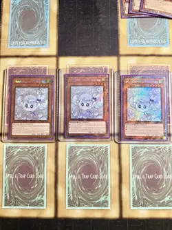 Mulcharmy Fuwalos Platinum Secret Rare Quarter Century Stampede Playset 3x - Image 1