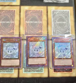 Mulcharmy Fuwalos Platinum Secret Rare Quarter Century Stampede Playset 3x - Image 2