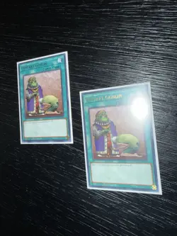 Yugioh 2x Upstart Goblin MGED-EN146 1st Edition Rare NM - Image 1