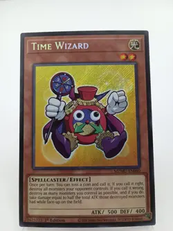 Yugioh Time Wizard MZMU-EN060 Secret Rare 1st Edition NM - Image 1