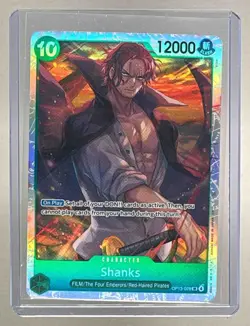 Shanks 2025 One Piece Carrying On His Will #OP13-028 Super Rare - Image 1