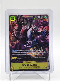 GECKO MORIA 2026 ONE PIECE SUPER RARE ALTERNATIVE ART OP14-104 Q6027 - Image 1
