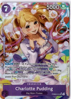 Charlotte Pudding PRB02 010 Alternate Art Premium Booster The Best Vol. 2 Foil. - Image 1