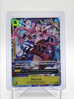PERONA 2026 ONE PIECE THE AZURE SEA'S SEVEN RARE ALT ART OP14-111 Q6027 - Image 1