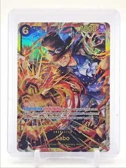 SABO 2025 ONE PIECE CARRYING ON HIS WILL SECRET RARE #OP13-120 Q4517 - Image 1