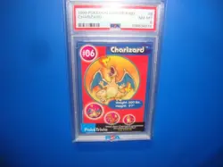 1999 Pokemon Burger King UnPerforated Charmander card #4 Psa 8 Nm/Mint - Image 1