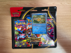 3x Pokemon TCG Mega Evolution 3-Pack Blister Card Psyduck Foil Promo Sealed - Image 2