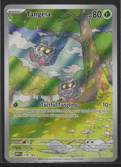 Tangela 178/165 Scarlet & Violet 151 Illustration Rare Pokemon Card English - NM - Image 1