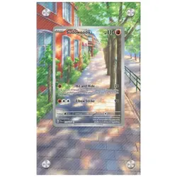 POKEMON TCG EXTENDED ART ACRYLIC CASE CARD SUDOWOODO 219 IR PALDEA EVOLVED L28 - Image 1