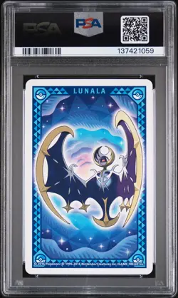 2016 POKEMON MOON PLAYING CARDS 6 OF SPADES BOUNSWEET PSA 10 - Image 2