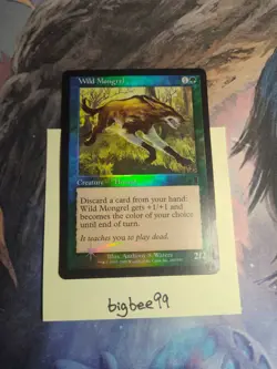 Wild Mongrel Odyssey Foil Magic the Gathering Card HP - Image 1