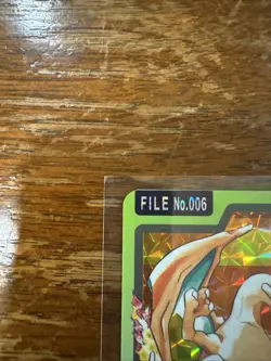 Pokemon Card Charizard Bandai Carddass No.006 Prism 1997 Japanese - Image 2