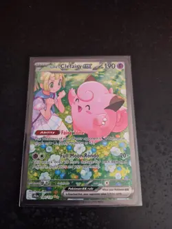 Pokemon TCG Lillie's Clefairy EX Journey Together Sir Card 184/159 - Image 1