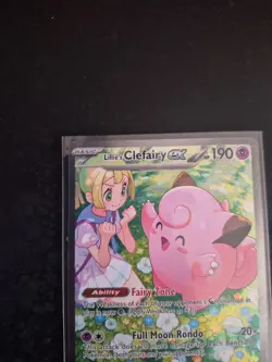 Pokemon TCG Lillie's Clefairy EX Journey Together Sir Card 184/159 - Image 5