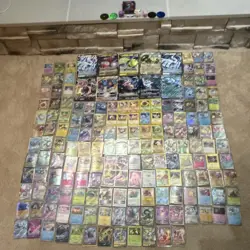 HUGE Pokemon lot old cards, new cards, oversized cards, and figurines - Image 1
