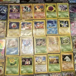 HUGE Pokemon lot old cards, new cards, oversized cards, and figurines - Image 3