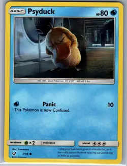 Psyduck 7/18 Holo Detective Pikachu - Pokemon Card - NM - Image 1