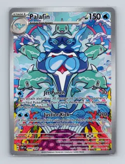 Palafin 200 2023 Pokemon Obsidian Flames Illustration Rare Card NM+ - Image 1