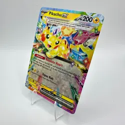 Pokemon Pikachu ex 057/191 Surging Sparks Double Rare DR Holo TCG Card - Image 3