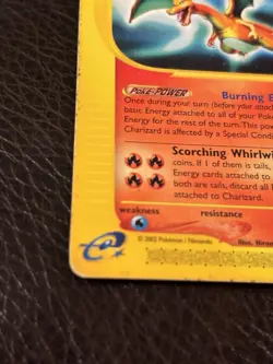 Authentic 2002 Expedition Charizard (40/165 Non-holo). Card Is Heavily Played - Image 4