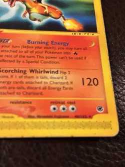 Authentic 2002 Expedition Charizard (40/165 Non-holo). Card Is Heavily Played - Image 5