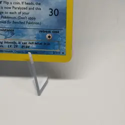 Pokemon TCG Azumarill Neo Genesis Holo Card 2/111 Unlimited Rare - Image 2