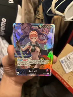 NM One Piece Card Game Japanese OP04-039 Rebecca L Parallel Art - Image 1