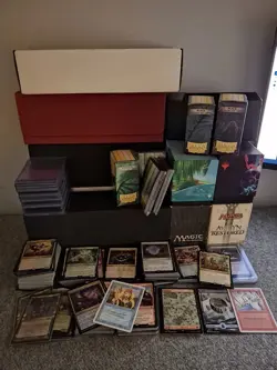 1000 Near Mint MTG Magic the Gathering Card Lot with Unsearched VIntage and Holo - Image 1