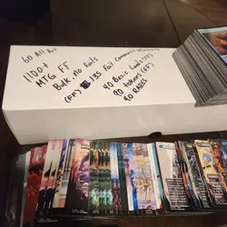 1000 Near Mint MTG Magic the Gathering Card Lot with Unsearched VIntage and Holo - Image 1