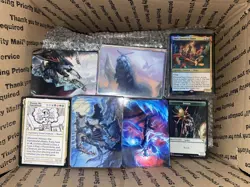 1000 Near Mint MTG Magic the Gathering Card Lot with Unsearched VIntage and Holo - Image 1