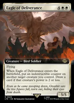 1 x Eagle of Deliverance - Extended Art - Universes Beyond: The Lord of the Ring - Image 1
