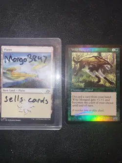 MTG WILD MONGREL FOIL Odyssey MP - Image 3