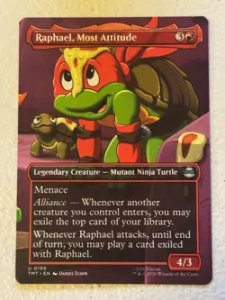 RAPHAEL, MOST ATTITUDE (BORDERLESS) 199 TMNT MAGIC: THE GATHERING - Image 1