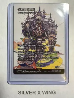 Giant of Babil - Traxos, Scourge of Kroog Showcase x1, MTG, Final Fantasy, NM - Image 1