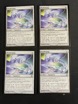 MtG X4 Skullclamp Darksteel Magic The Gathering - Image 1