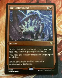 Deflecting Swat (Foil Etched) Commander Masters NM MTG - Image 1