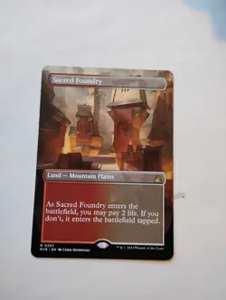 Sacred Foundry (Borderless) Ravnica Remastered Regular - Image 1