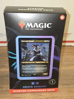 New, Sealed! MtG: Starter Commander Deck - Grave Danger Magic The Gathering - Image 1