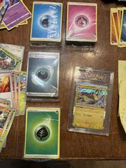 Pokemon card lot of 100+ cards Random see pics the cards in the pix are included - Image 5