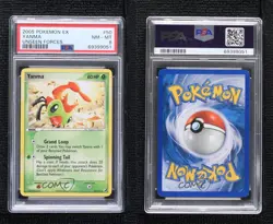 Yanma Pokemon EX Unseen Forces PSA 8 2005 - Image 3