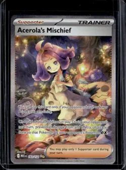 2025 Pokemon Acerola's Mischief Special Illustration Rare #183/132 - Image 1