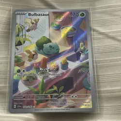 Pokemon TCG: Bulbasaur 143/142 - SV: Stellar Crown - Illustration Rare - Image 1