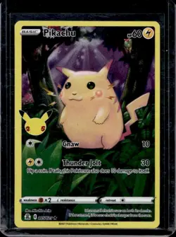 2021 Pokemon SWSH Celebrations Pikachu Holo #005/025 - Image 1