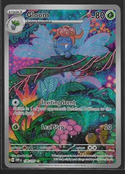 Gloom 198/197 Sv03: Obsidian Flames Holo Pokemon NM - Image 1