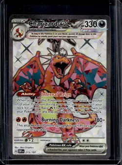 2023 Pokemon SV Obsidian Flames - OBF EN Charizard ex #215/197 - Image 1