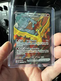 Pokemon TCG Team Rocket Moltres Ex 208/182 Ultra Rare Full Art Destined Rivals - Image 1