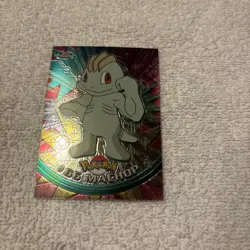 Pokemon 2000 Topps Chrome TV Animation #66 Machop - Image 2