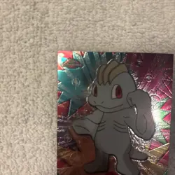 Pokemon 2000 Topps Chrome TV Animation #66 Machop - Image 3
